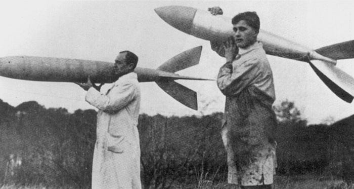 Genç Von Braun ve roket denemeleri